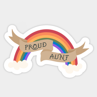 Proud Aunt Sticker